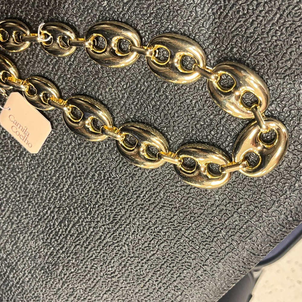 NWT โ๏ธ ๐โ๏ธ Camila Coelho Gorgeous Set of Goldtone Necklace & Bracelet - Picture 13 of 17